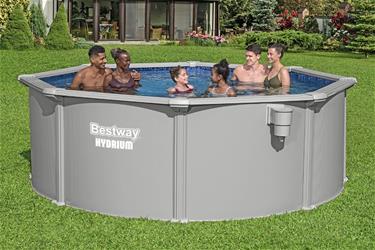 Bestway Hydrium 366 x 122 cm stålpool med sandfilter (2027 model)-3