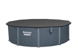 Bestway Hydrium 488 x 132 cm stålpool med sandfilter mm (2026)-6