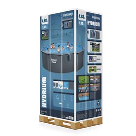 Bestway Hydrium 488 x 132 cm stålpool med sandfilter mm (2027)-3