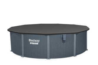 Bestway Hydrium 488 x 132 cm stålpool med sandfilter mm (2027)-4