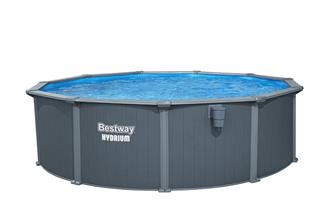 Bestway Hydrium 488 x 132 cm stålpool med sandfilter mm (2027)-7