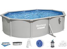 Bestway Hydrium 500 x 366 x 122 cm Oval Stålväggspool Set (2026 model)
