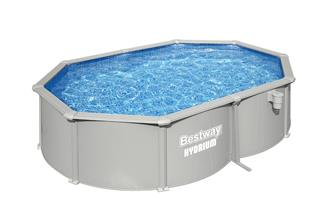 Bestway Hydrium 500 x 366 x 122 cm Oval Stålväggspool Set (2027 model)-6