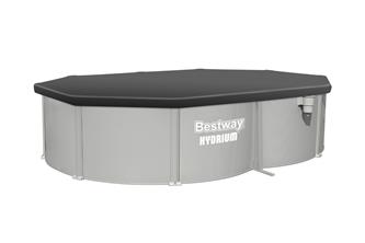 Bestway Hydrium 500 x 366 x 122 cm Oval Stålväggspool Set (2027 model)-7
