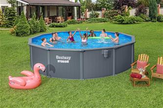 Bestway Hydrium 549 x 132 cm Runt Stålväggspool Set (2026 model)-2