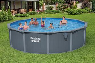 Bestway Hydrium 549 x 132 cm Runt Stålväggspool Set (2027 model)-2