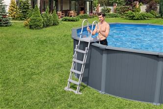 Bestway Hydrium 549 x 132 cm Runt Stålväggspool Set (2027 model)-4