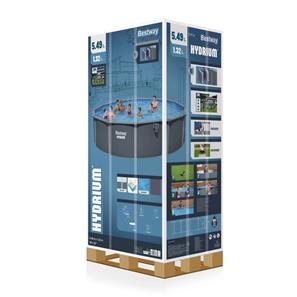 Bestway Hydrium 549 x 132 cm Runt Stålväggspool Set (2027 model)-7