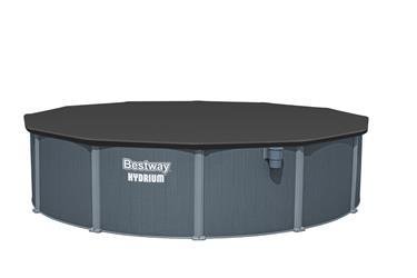 Bestway Hydrium 549 x 132 cm Runt Stålväggspool Set (2027 model)-8
