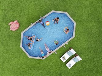 Bestway Hydrium 610 x 366 x 122 cm Oval Stålväggspool Set (2026 model)-4