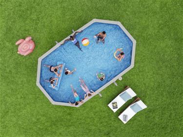 Bestway Hydrium 610 x 366 x 122 cm Oval Stålväggspool Set (2026 model)-4