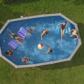 Bestway Hydrium 610 x 366 x 122 cm Oval Stålväggspool Set (2027 model)-2