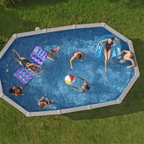 Bestway Hydrium 610 x 366 x 122 cm Oval Stålväggspool Set (2027 model)-2