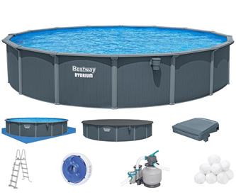 Bestway Hydrium 732 x 132 cm Stålväggspool Set (2026 model)
