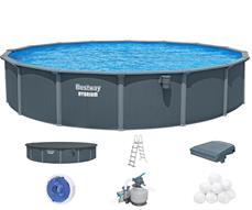 Bestway Hydrium 732 x 132 cm Stålväggspool Set (2027 model)