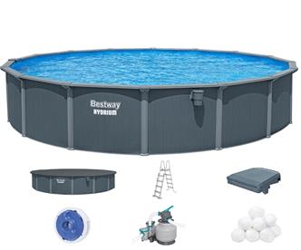 Bestway Hydrium 732 x 132 cm Stålväggspool Set (2027 model)