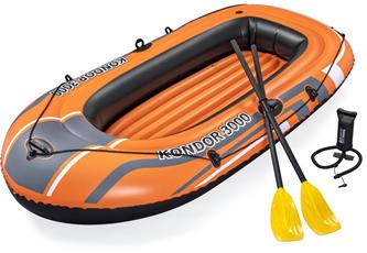 Bestway Hydro Force Gummibåt Set 232 x 115 cm - Kondor 3000