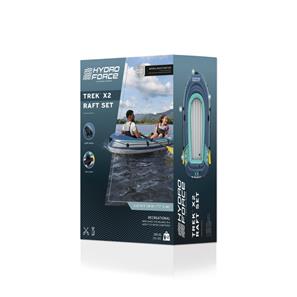 Bestway Hydro Force Gummibåt Treck X2 Set 232 x 118 cm-11