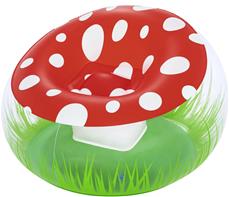 Bestway Mighty Mushroom Uppblåsbar stol 112 x 122 x 66 cm