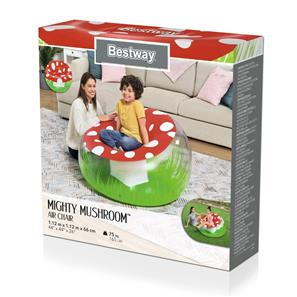 Bestway Mighty Mushroom Uppblåsbar stol 112 x 122 x 66 cm-2