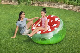 Bestway Mighty Mushroom Uppblåsbar stol 112 x 122 x 66 cm-4
