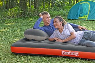 Bestway Roll & Relax Luftmadrass 203 x 152 x 22cm (m/pumpe)-2