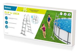 Bestway Pool Stege 122 cm  (Flip & lock)-4