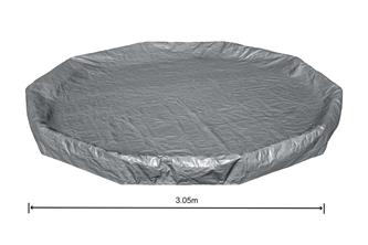 Bestway Poolskydd 305cm Premium rund poolöverdrag-2