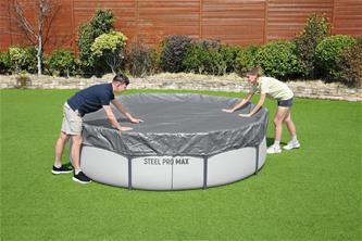 Bestway Poolskydd 305cm Premium rund poolöverdrag-4