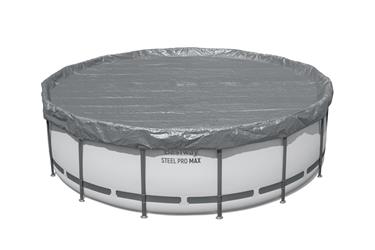 Bestway Poolskydd 427 cm Premium rund poolöverdrag-3