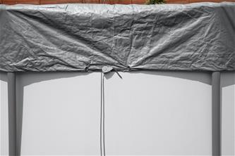 Bestway Poolskydd 488 cm Premium rund poolöverdrag-6