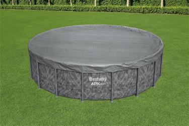 Bestway Poolskydd 549 cm Premium rund poolöverdrag-2