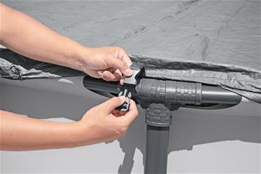 Bestway Poolskydd 549 cm Premium rund poolöverdrag-4