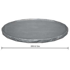 Bestway Poolskydd 610 cm Premium rund poolöverdrag-2