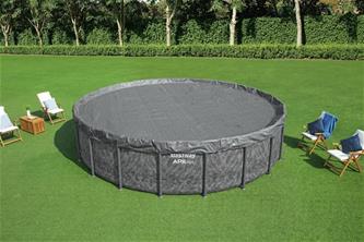 Bestway Poolskydd 610 cm Premium rund poolöverdrag-6