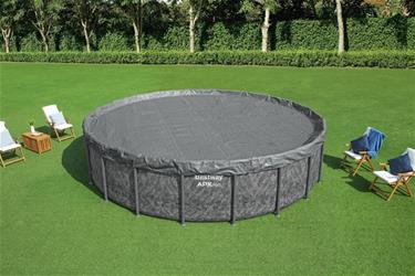 Bestway Poolskydd 610 cm Premium rund poolöverdrag-6