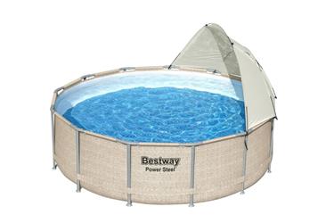 Bestway Power Steel  396 x 107 cm m/Baldakin, pump, stege m.m.-7