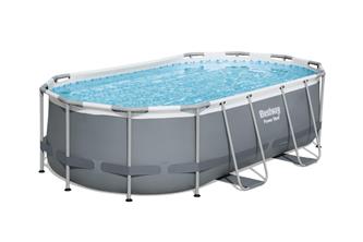 Bestway  Power Steel 427 x 250 x 84 cm Oval pool m/stege, pump m.m.-4