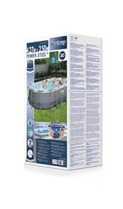 Bestway  Power Steel 427 x 250 x 84 cm Oval pool m/stege, pump m.m.-5