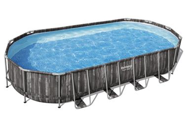 Bestway  Power Steel 732 x 366 x 122 cm Oval pool m/stege mv-5