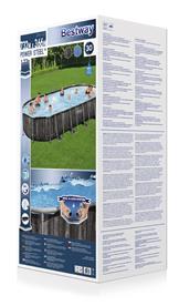 Bestway  Power Steel 732 x 366 x 122 cm Oval pool m/stege mv-7