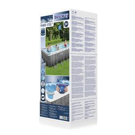 Bestway  Power Steel Rektangulär pool 488 x 244 x 122 cm Specialutgåva-5