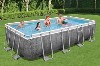 Bestway  Power Steel Rektangulär pool 549 x 274 x 122 cm Specialutgåva-2