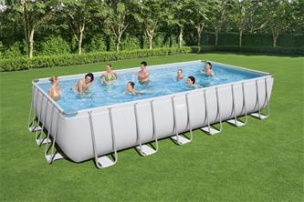 Bestway  Power Steel Rektangulär pool 732 x 366 x 132 cm-2