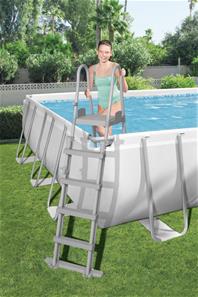 Bestway  Power Steel Rektangulär pool 732 x 366 x 132 cm-3