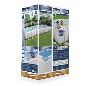 Bestway  Power Steel Rektangulär pool 956 x 488 x 132 cm-8