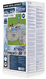 Bestway  Power Steel  Swim Vista II 427 x 250 x 100 cm - Ny modell!-10