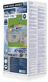 Bestway  Power Steel Swim Vista II 427 x 250 x 100 cm - Ny modell!-10