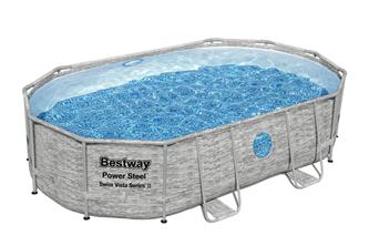 Bestway  Power Steel  Swim Vista II 488 x 305 x 107 cm pool med sandfilter-2