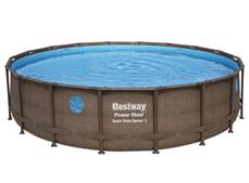 Bestway  Power Steel  Swim Vista II 549 x 122 cm m/pump, stege m.m.
